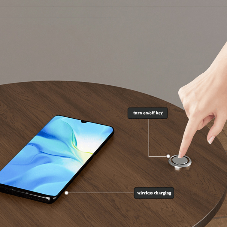 LED Beistelltisch mit Ablage – Modern & Stilvoll