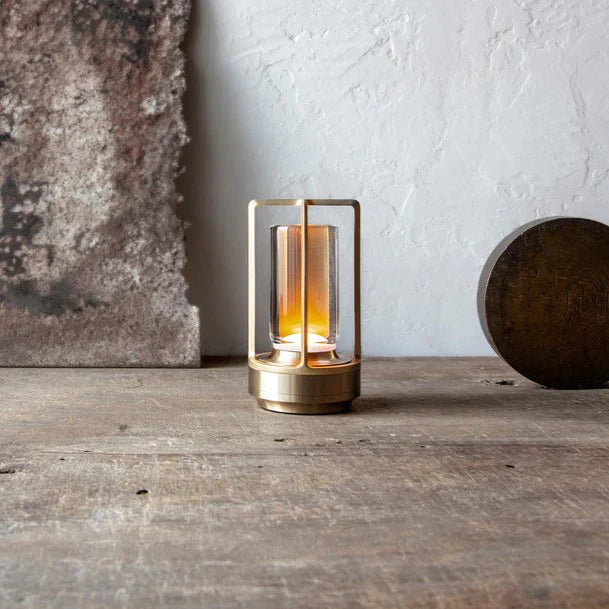 Kabellose LED Ambientelampe – Minimalistische Designer Tischleuchte