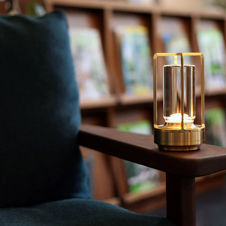 Kabellose LED Ambientelampe – Minimalistische Designer Tischleuchte
