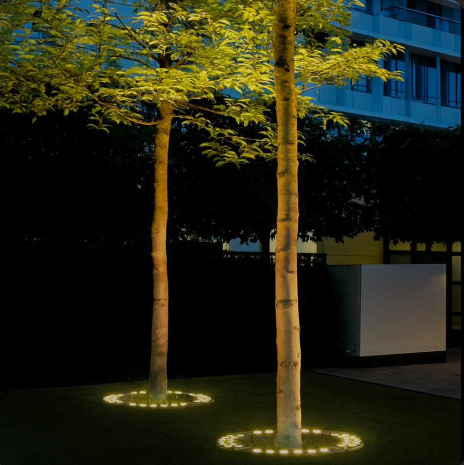 LED-Ringlicht für Baumbeleuchtung im Aussenbereich