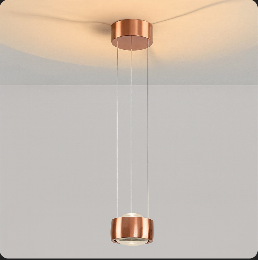 Pendelleuchte im modernen Zylindrischen Design