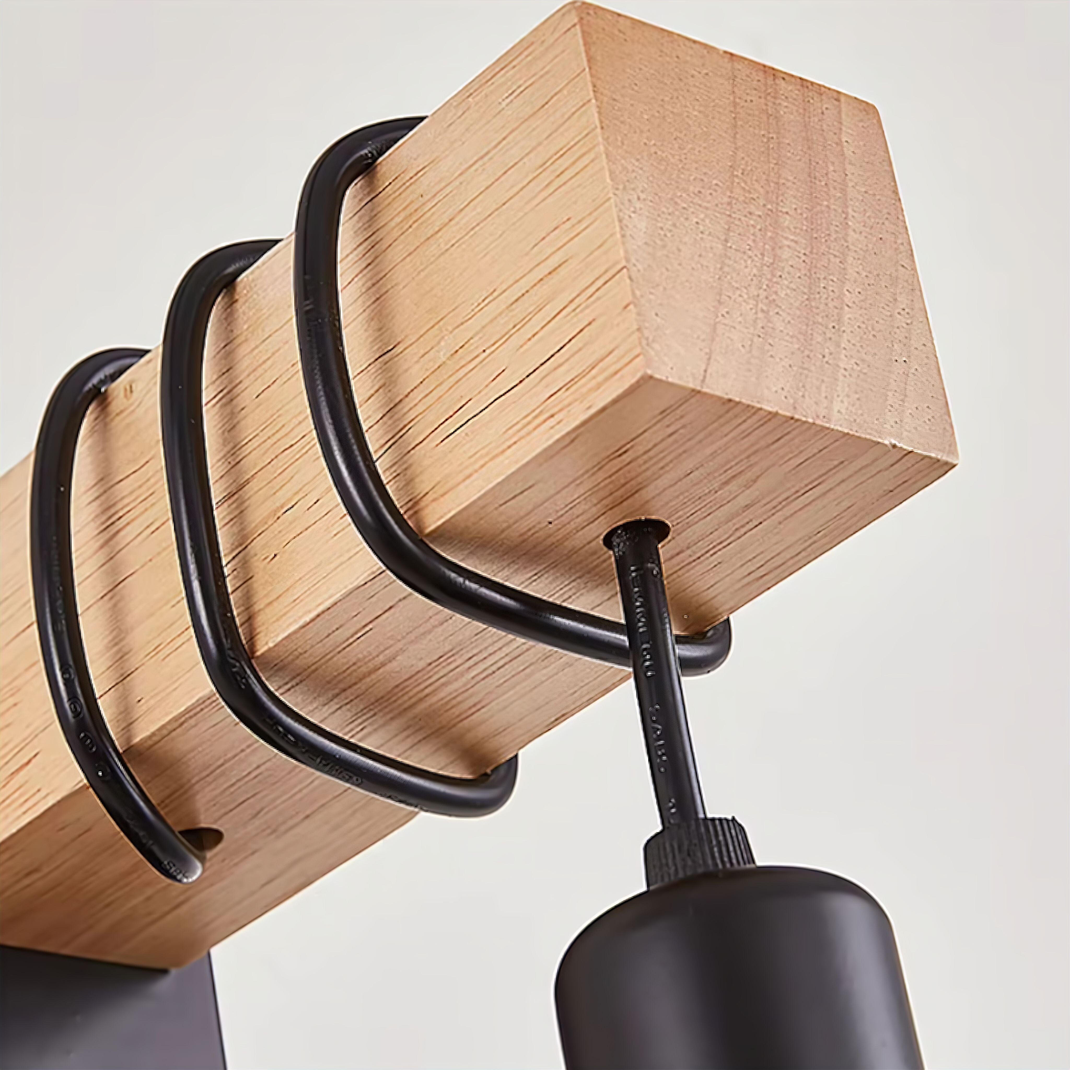 Vintage Wandleuchte mit Holzarm – Retro Design fürs Zuhause
