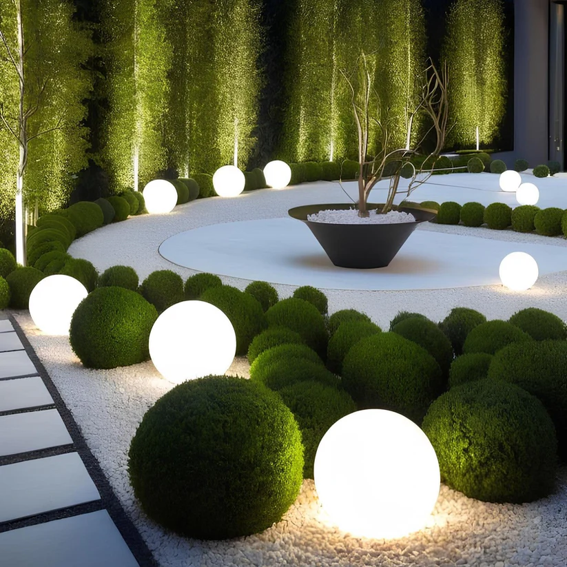 Solar Gartenkugel Licht – LED Deko-Leuchte für Außen
