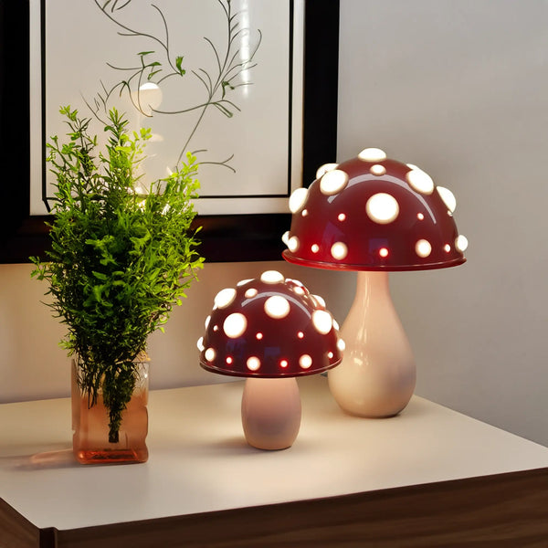 Pilzlampe Nachtlicht – Retro LED Leuchte im Pilzdesign
