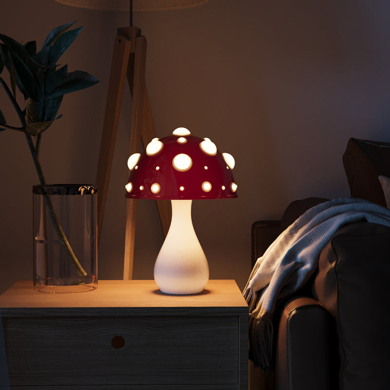 Pilzlampe Nachtlicht – Retro LED Leuchte im Pilzdesign