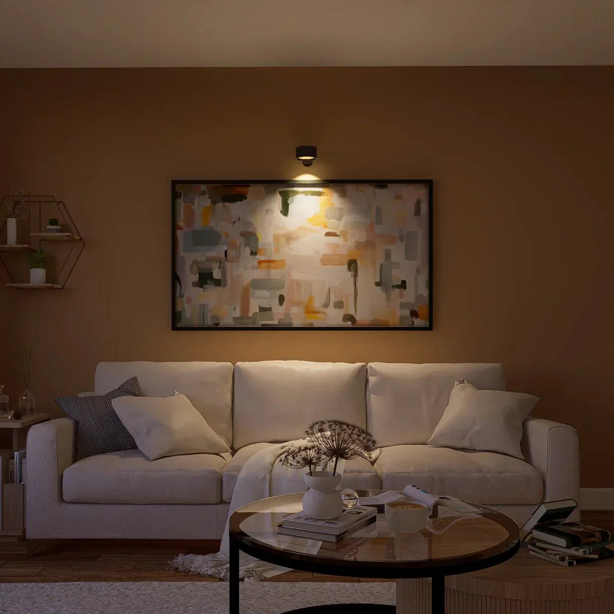 Magnetische LED-Wandleuchte mit USB-Ladung