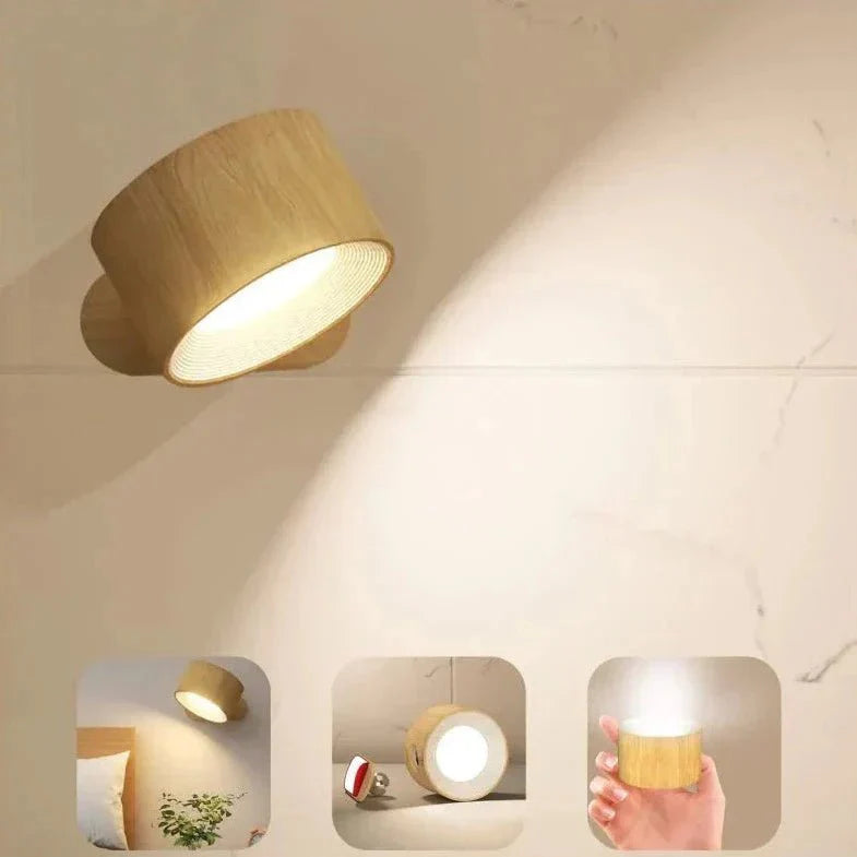 Magnetische LED-Wandleuchte mit USB-Ladung