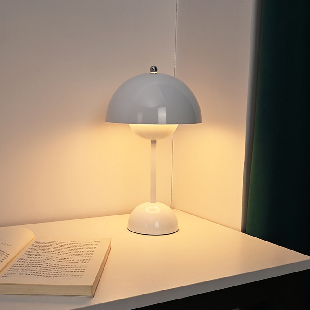 Pilz Tischlampe im Retro-Design