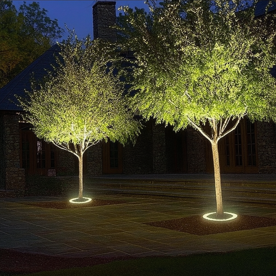 LED-Ringlicht für Baumbeleuchtung im Aussenbereich