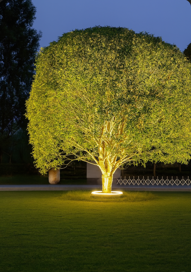 LED-Ringlicht für Baumbeleuchtung im Aussenbereich