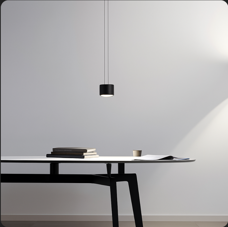 Pendelleuchte im modernen Zylindrischen Design