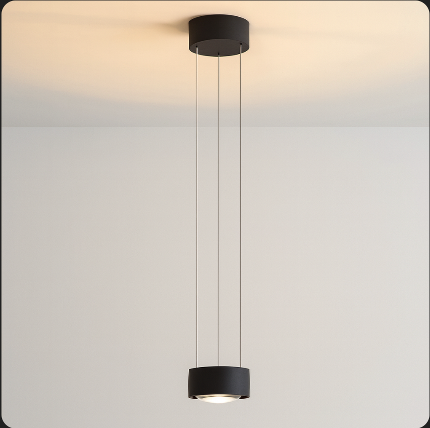 Pendelleuchte im modernen Zylindrischen Design