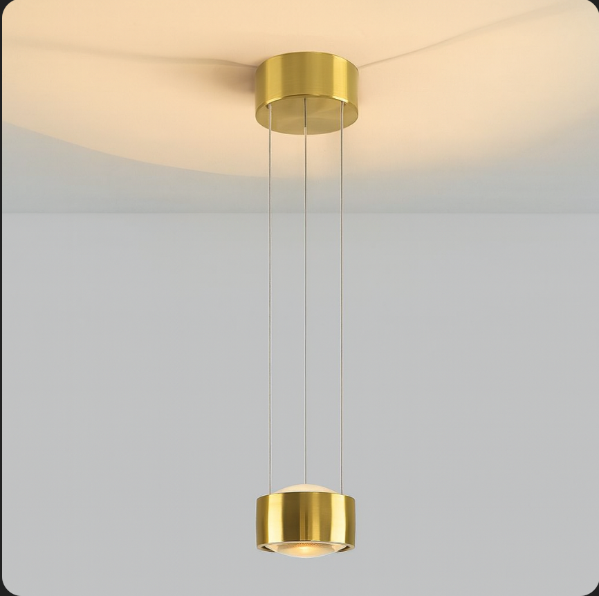 Pendelleuchte im modernen Zylindrischen Design
