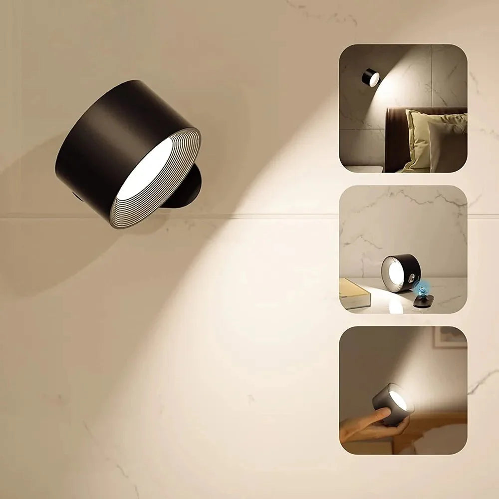 Magnetische LED-Wandleuchte mit USB-Ladung