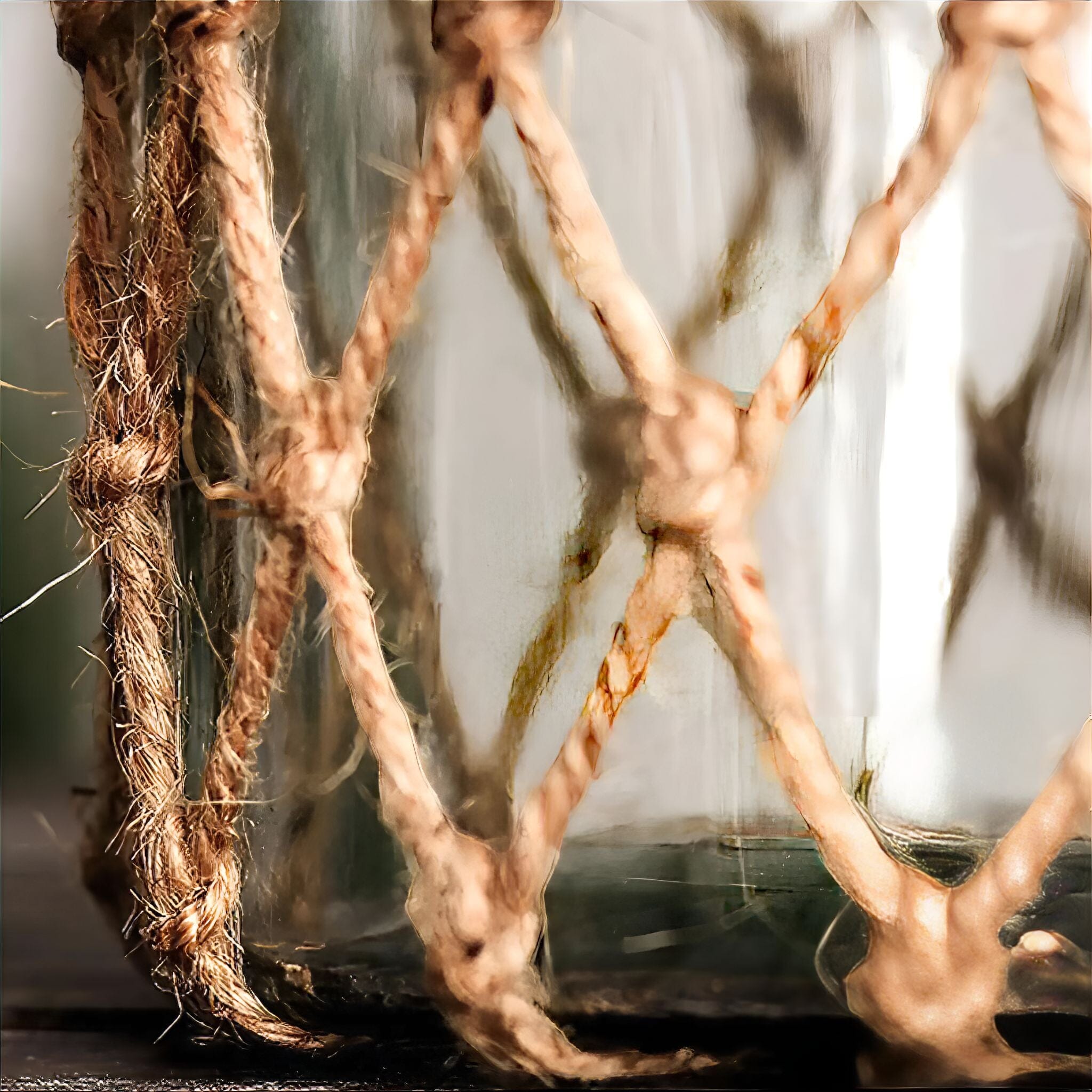 Rustikale Glasvase mit Juteseil – Boho Deko für Zuhause
