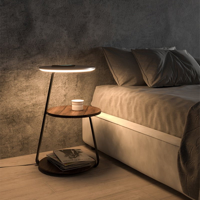 LED Beistelltisch mit Ablage – Modern & Stilvoll