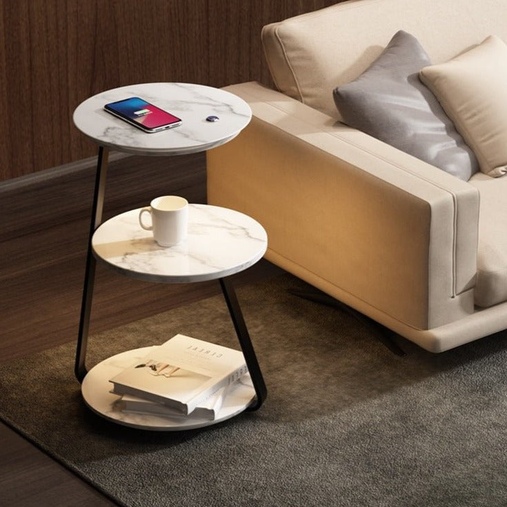LED Beistelltisch mit Ablage – Modern & Stilvoll