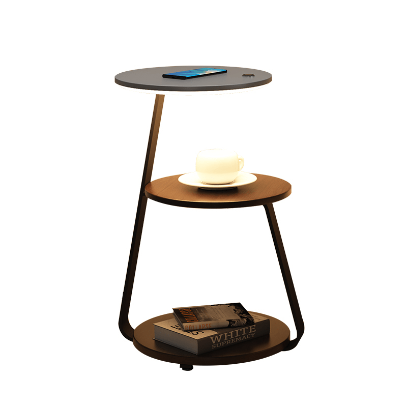 LED Beistelltisch mit Ablage – Modern & Stilvoll